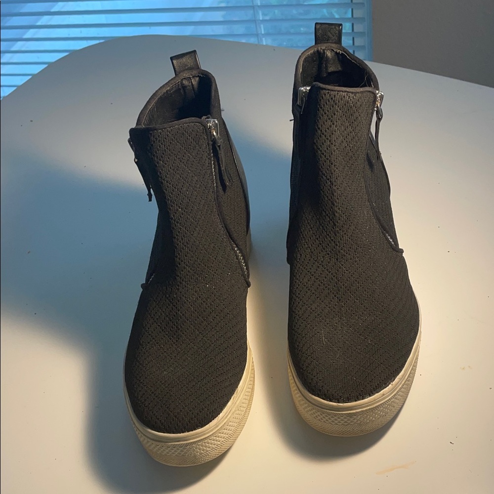 Steve Madden High-Top Sneakers with White Soles